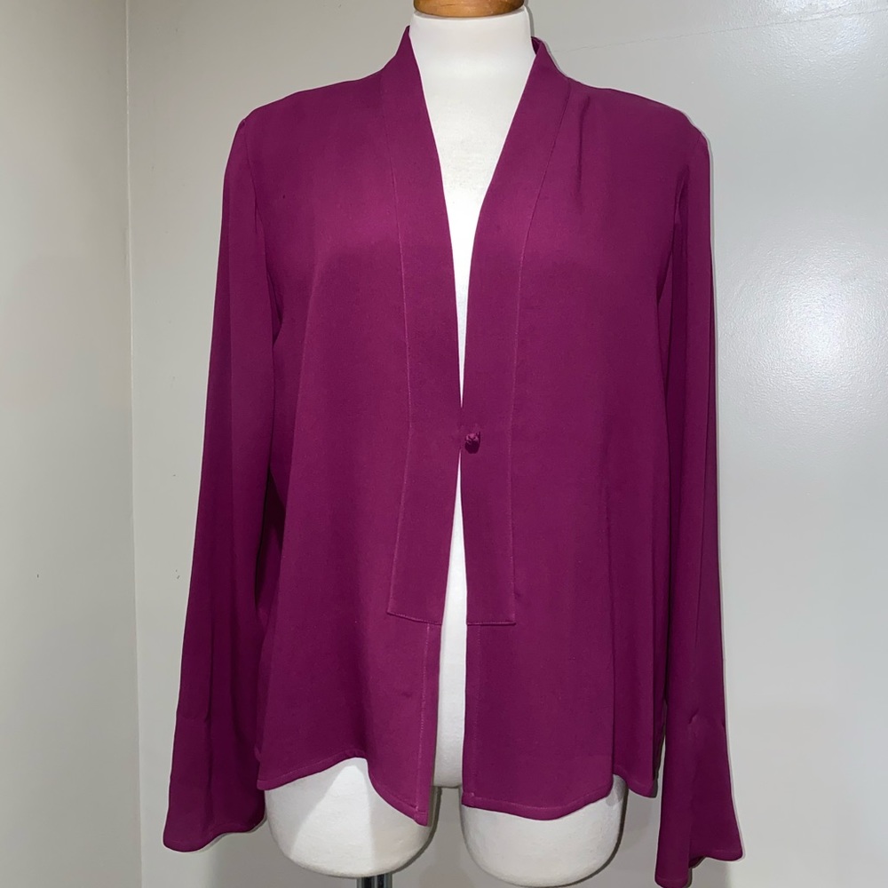 Eileen fisher silk blazer
